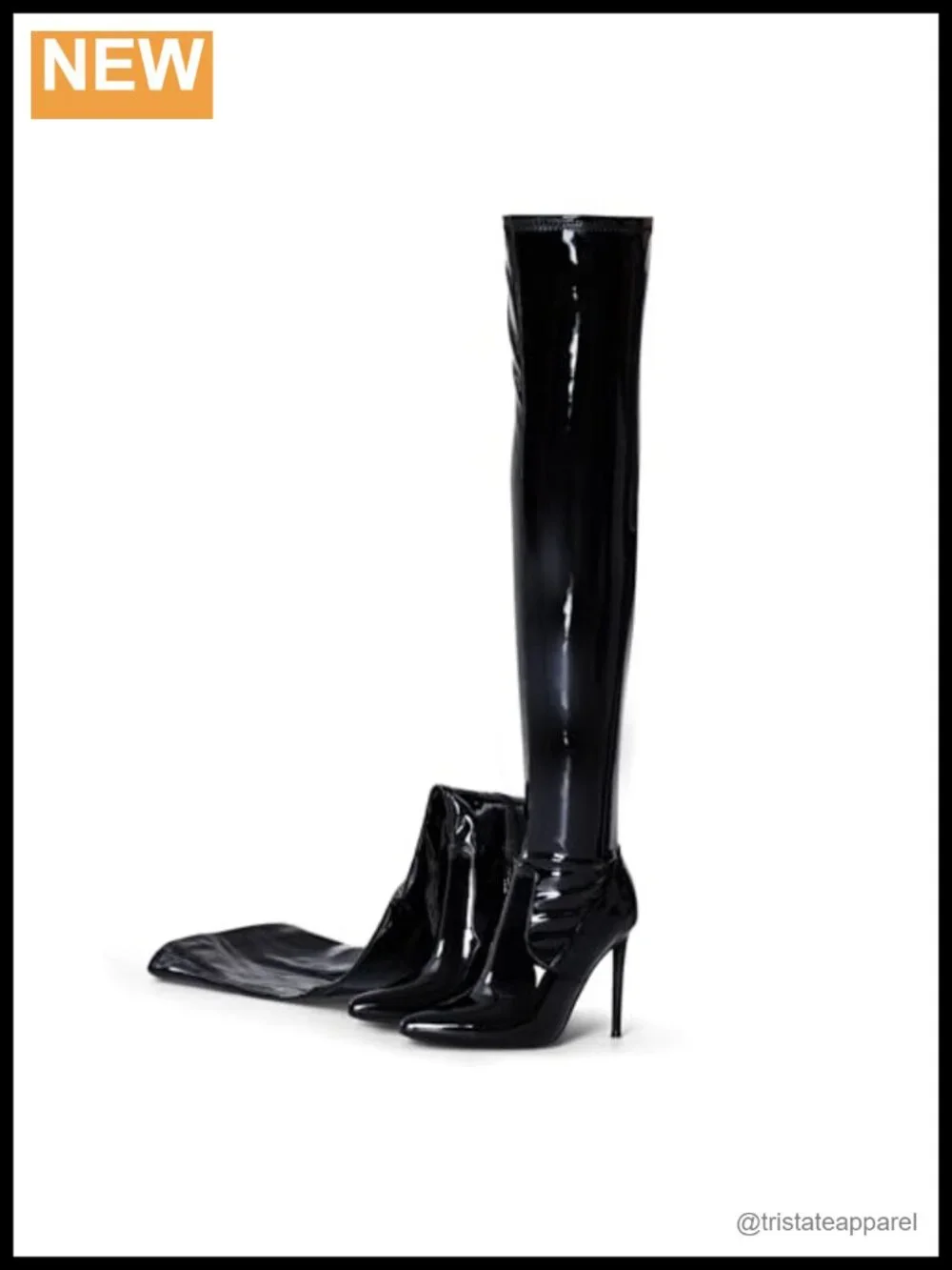 Thigh High Boots Over the Knee Stiletto Heels Women's Sexy Pointed Toe Stretch